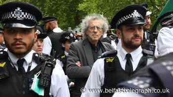 Jeremy Corbyn’s brother among arrests at anti-lockdown protests