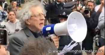 Jeremy Corbyn's brother led away in cuffs at anti-lockdown demo