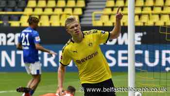 Erling Haaland scores as Borussia Dortmund thrash Schalke on Bundesliga return