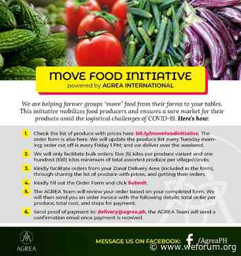 The entrepreneur helping food farmers amid COVID-19 lockdown - World Economic Forum