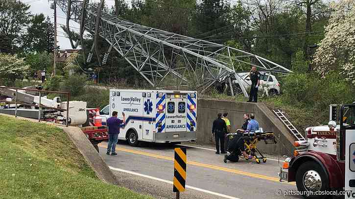 Vehicle Crashes Into Utility Pole In Harmar Township