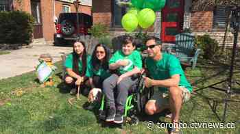 Community raises spirits of teen cancer survivor with 12-minute parade