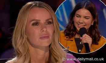 BGT: Amanda Holden is left close to tears as blind singer Sirine Jahangir stuns with performance