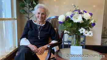 Toronto woman celebrates 100th birthday with drive-by at retirement home - CTV News