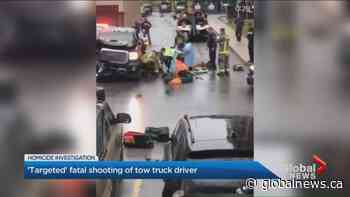 Toronto police identify tow truck driver shot to death in west end | Watch News Videos Online - Globalnews.ca