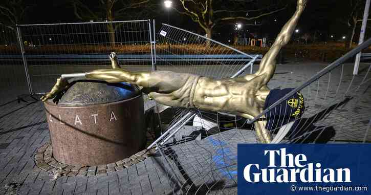 Ibrahimovic statue set to move from Malmö's stadium after vandalism