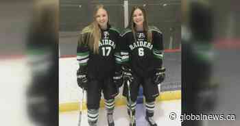 Dyer sisters find new school to play for after University of Lethbridge cuts Pronghorns program - Globalnews.ca