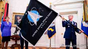 Space Force flag unveiled at White House
