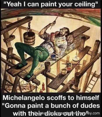 Michelangelo Yeah I Can Paint Your Ceiling – Meme