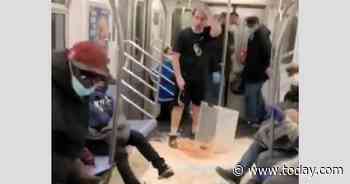 Man dumps giant tub of cereal on NYC subway as part of 'despicable' prank