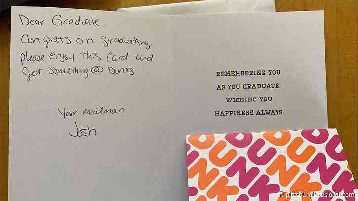 Postal Worker Leaves Gift Cards For 2020 Graduates On His Route