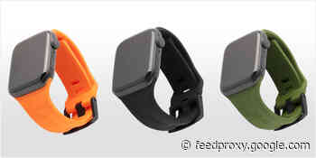 UAG launches silicone Apple Watch bands with traditional buckle hardware