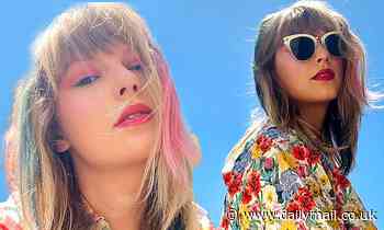 Taylor Swift shows off colorful lockdown locks in summery new photo-shoot
