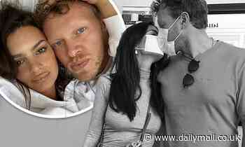 Emily Ratajkowski posts and deletes photo kissing Sebastian Bear-McClard with a mask