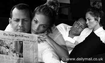 JLo nuzzles fiancé ARod's neck and reflects on life in quarantine: 'Hug the ones you love!'