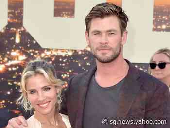 Elsa Pataky competes with husband Chris Hemsworth during workouts - Yahoo Singapore News