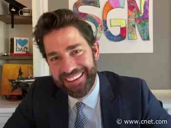 See The Office Zoom wedding behind-the-scenes with John Krasinski     - CNET