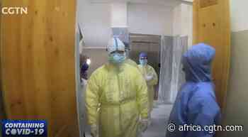 Chinese medical team visits Algerian hospital fighting COVID-19 - cgtn.com