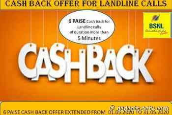 BSNL 6 Paisa Cashback Offer for Landline Calls Extended Till May 31