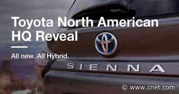 Toyota Sienna Hybrid debut: Watch the reveal here     - CNET