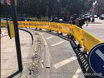 Footpaths widened in Greenwich town centre as new social distancing measures started
