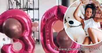 Inside Charlotte Crosby's 30th birthday celebrations in lockdown