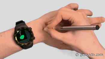Smartwatch Hack Turns the Back of Your Hand Into a Canvas For Making Tiny Paintings