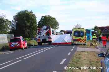Automobiliste overleden na frontale botsing met bus in Neerijnen