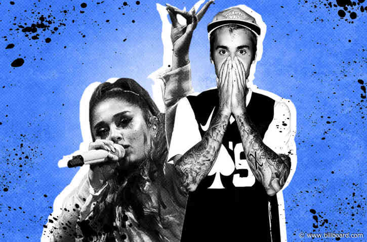 Ariana Grande & Justin Bieber’s ‘Stuck With U’ Debuts at No. 1 on Billboard Hot 100