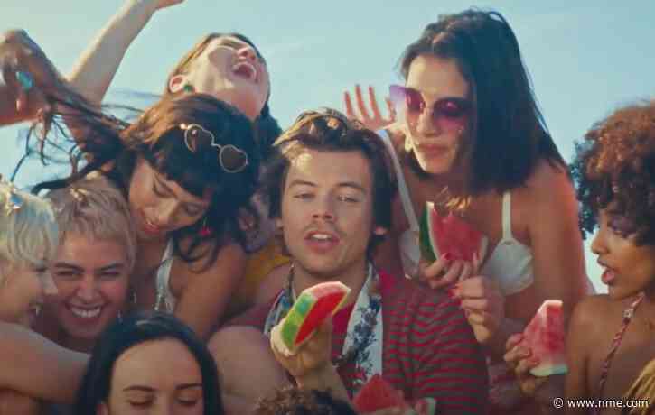 Watch Harry Styles throw a beach party in video for ‘Watermelon Sugar’
