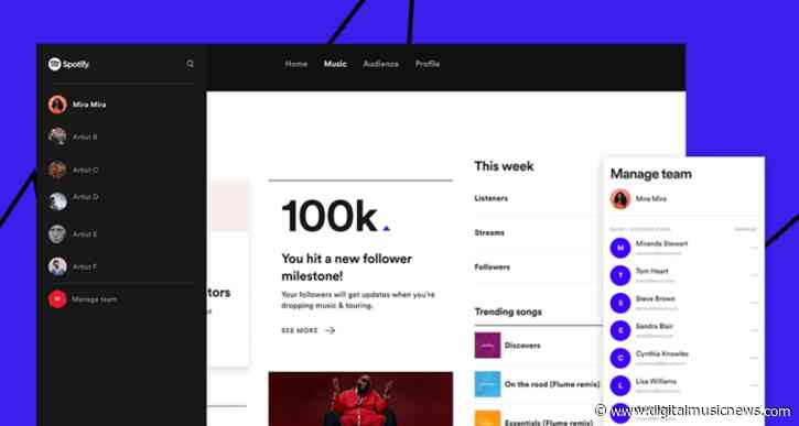Spotify Combines Artist and Label Analytics Dashboards – New Interface Launches