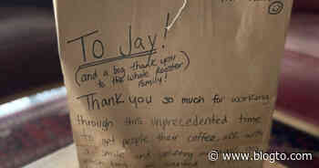 Toronto coffee shop lets you send surprise love notes when you place your order - blogTO
