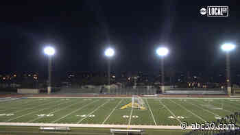 High school lights up football field to honor class of 2020