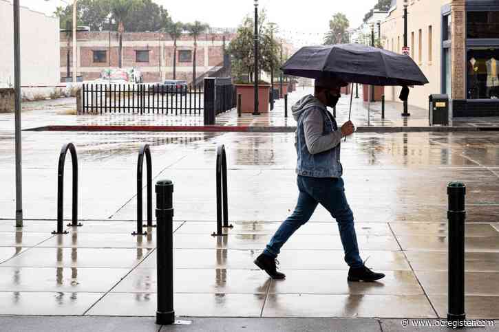 Southern California’s drizzle is the week’s last rainfall