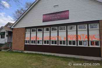 Man facing hate charges after Saskatoon churches spray-painted - News Talk 980 CJME