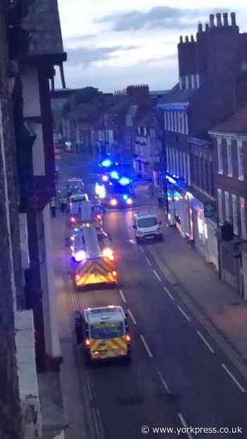 Fire in York city centre being treated as deliberate