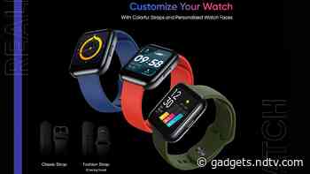 Realme Watch Teasers Reveal 1.4-Inch Display, Activity Tracking Features Ahead of May 25 Launch