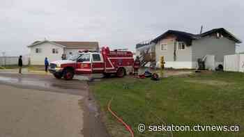 Fire crews battle residential blaze on Whitecap Dakota First Nation