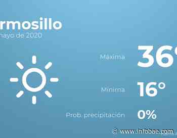 Previsión meteorológica: El tiempo hoy en Hermosillo, 19 de mayo - infobae