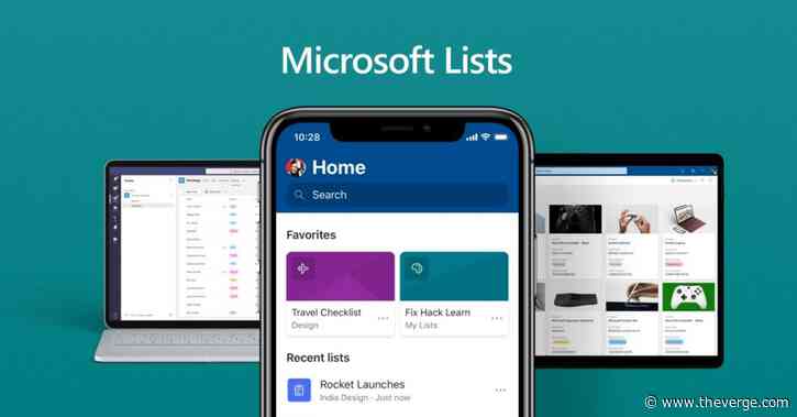 Microsoft Lists is a new app designed for Teams, SharePoint, and Outlook