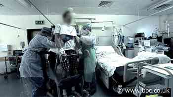 'Profound and surreal' - inside Covid-19 wards - BBC News