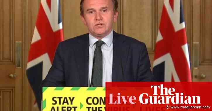 UK coronavirus live: George Eustice takes daily briefing as death toll rises by 545 to 35,341