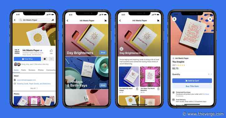 Facebook launches Shops to bring more businesses online during the pandemic