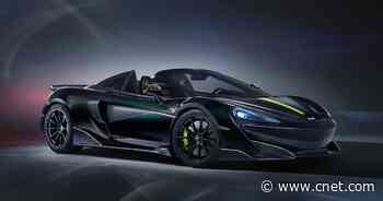 McLaren 600LT Spider Segestria Borealis was inspired by a real-life venomous spider     - CNET