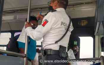 Cuernavaca: Refuerzan operativos en el transporte público - El Sol de Cuernavaca