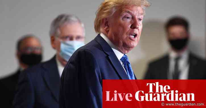 President calls negative hydroxychloroquine study 'a Trump enemy statement' – live