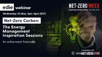 Today at 1pm: edie's Net-Zero Carbon online event