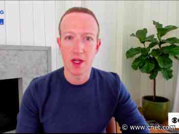 Facebook CEO Mark Zuckerberg says the social network has 'high bar' for removing content     - CNET