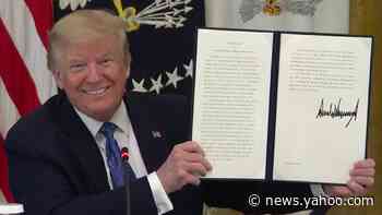 President Trump signs executive order to cut regulations