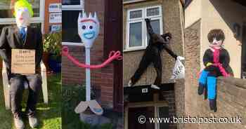 The village near Bristol that's suddenly full of scarecrows - in pictures